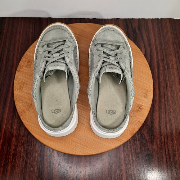 UGG Ez Duzzit Womens Size 6.5 Shoes Shaded Clover Suede Platform Mule Sneakers - Picture 9 of 10